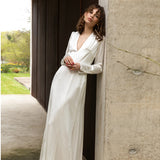 Trend Banquet Evening Dress 2026 Spring New French Received Skinny V-Neck Banquet Gift HZ0517