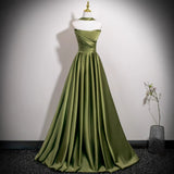 Green Evening Dress Women's 2026 New Senior Sensational Host Banquet With High-End Light Luxury Adult Gift HZ0517