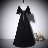 Black Evening Dress Women 2026 New Banquet Noble And Elegance Show Skinny Sexy Annual Meeting Host Summer HZ0517