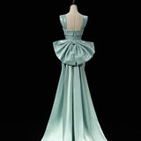Temperate Evening Dress 2026 New Temperament Famous Fishtail Student Graduation Art Examination Solo Host Performance Dress HZ0517