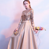Banquet Dress 2026 New Lien Solo Host Piano Performance Evening Dress Year-To-Year Dress HZ0517
