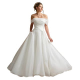2026 New French Light Wedding Dress Simple Thin Senior Feeling Tug Dream Super Fairy Pungong Skirt HZ0517