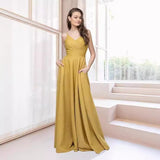 Evening Dress Bridesmaids Dress Long Dress With Thin Shoulder Bridesmaid Dress Fashion Dress HZ0517