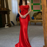 Evening Dress Fishtail Banquet Slimming Bride Birthday Party Annual Host Temperament Dress Woman HZ0517