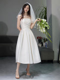 Tendered Denatous Evening Dress 2026 New Engagement Marriage Certificate Small Small Light Wedding Dress With Thin Temperament Dress HZ0517