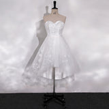 2026 New Bra Pong Pong Certificate Registration Small White Dress Korean Bridal Light Wedding Street Pat Daily Wear Dress HZ0517