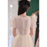 Annual Evening Dress Women 2026 New Temperament Student Art Examination Music Student Dress Banquet Host Dress HZ0517