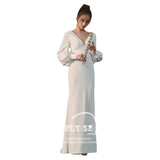 French Light Wedding Dress 2026 New Bridal Temperament With Long-Sleeved Retro Small Japanese And Korean Evening Dress Woman HZ0517
