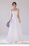 Light Wedding Dress Korean Version 2026 New Simple Sweet Little Fairy Temperament Shoulder-Sing-Faced Light Wedding Dress HZ0517