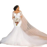 New Fishtail Wedding Dress Repair Height Waist Bride Dragtail Wedding Dress Thin Senior Sense Dress Dress Skirt HZ0517