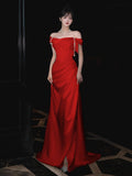French-Style Linden Face Shoulder Light Wedding Dress High-Grade White Niche Temperament Fishtail Welcome Bride Out Of The Yarn HZ0517