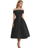 Evening Dress Rose Red Shoulder 2026 New Set Of Life Dress Birthday Temperament Dress HZ0517