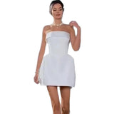 New Women's Clothing New Breast-Faced Sexy Shoulder Section Dress Dress Dress Woman HZ0517