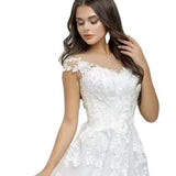 Short Evening Dress 2026 Spring New Dinner Party White Party Shooting Small Dresses HZ0517