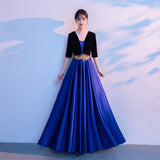 2026 New Big Choir Conducts Evening Dress Stage To Host The Performance Clothes Women Reciting The Long Song HZ0517