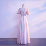Choir Performance Suit 2026 New Pink Cane Temperament Evening Dress Long Dress Host Banquet Dress HZ0517