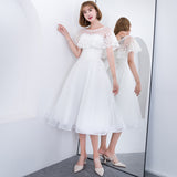 Mid-Long Overseas Warehouse 2026 New Gray Sister Dress Bridesmaid Group Thin Evening Dress Girl HZ0517