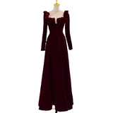 Toasting Bridal 2026 New Long-Sleeved Engagement Dress Women's Summer Dress Stylish Elegant Banquet Dress Dress Dress HZ0517