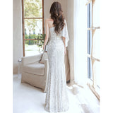 One-Shoulder Evening Dress Dress 2026 Banquet Squins Sexy High-End Feeling Small Flashing Adult Dinner Fishtail Dress Dress HZ0517