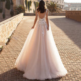 French Style V-Neck Light Wedding Dress 2026 New Shawl Bride In The Wedding Dress To Shoot The Outside Scene Fairy Body HZ0517