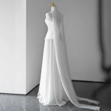 French Bra-Smeared Lightweight Wedding Dress 2026 New Bridal Seny Morning Robe Simple Welcome Yarn Dress Dress Dress HZ0517
