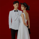 Certificate Of Light Wedding Dress Korean 2026 New White Simple Den?Ry Engagement Sling French Hepburn Style Small Dress Dress Skirt HZ0517