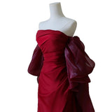 New Chinese Morning Robe Bride Wedding Toast Dress Engagement Dress High-End Light Small French Bram Dress Woman HZ0517