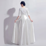 Choral Performance Costume Women's Dress 2026 New Choir Costume In The Elderly Adult Dress National Day Performance Dress HZ0517
