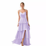 2026 Spring/Summer New Sexy Suspension Leisure Vacation Dress Purple Ball Party Evening Dress HZ0517