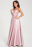 Evening Dress V-Neck Ball 2026 New Formal Long-Term Fascling Banquet Host Evening Dress With Pocket HZ0517