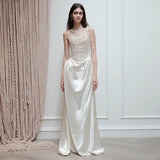 2026 New French Brading Dress Bridal Trend Yarn Heavy Industry Pearl Light Wedding Dress HZ0517