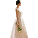The New Retro French-Style Light Couple Wedding Dress Photo Dress Photo Shoots The Theme Travel Registration Light Wedding Dress HZ0517