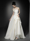 French-Style Densate Light Wedding Dress Bridal High-Grade Feeling Niche Breast-Wearing Floral Dress Sen Series High-End Welcome Yarn HZ0517