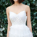 Wedding Dress 2026 New White Bridal French Light Wedding Dress Simple Super Fairy Travel Sling Dress HZ0517
