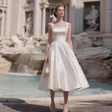 Light Wedding Dress 2026 New High-End White Wedding Dress Princess Adult Party Dinner Dens Down HZ0517