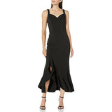 2026 New Lotus Side Party V Collar Long Dress Dress Dress Dress Dress Woman HZ0517