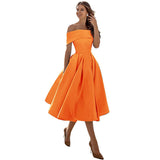 2026 Spring New Side Shoulder Dinner Official Dress Dresses HZ0517