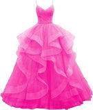 Fashion Sling Fluffy Skirt Event Dress Temperament Year-Up Club Show Evening Dress 2026 New HZ0517