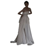 Brased And Densate Light Wedding Dress 2026 New High-End Simple Retro Dress White Engagement Yarn HZ0517