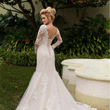 Wedding Dress 2026 New Thin Bare Back Collar Lace Small Tug Fishtail Bride Travel Shooting Exterior Wedding Dress HZ0517