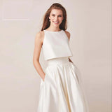 Wedding Dress 2026 New Breast-Wearing Evening Dress Bride Simple Banquet Party Temperament Light Wedding Dress HZ0517