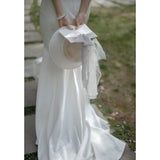 Light Wedding Dress 2026 New Korean Version Of Sexy Dew Trip To Shoot The Sing Noodle Wedding Out Fishtail Skirt Sling Small Dress Woman HZ0517