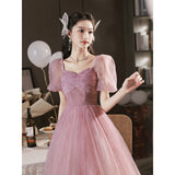 Banquet Evening Dress 2026 New Light Luxury Small Crowd Fugitive Princess Day Party Party Party Little Dresses HZ0517