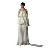 French Bra Light Wedding Dress Bridal Fashion Retro Niche Denwear Morning Dress Dress HZ0517