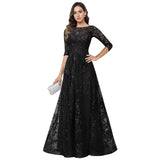 Banquet Evening Dress Lace Light Luxury Niche Hot Host High-End Dress Can Usually Be Worn HZ0517