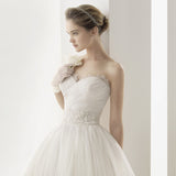 Stearing Fashion Simple Pimple Skirt Wedding Dress 2026 New Summer Bride Medium And Long Wedding Dress HZ0517
