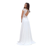 White Light Wedding Dress Wish Temperament Wedding Dress Lace Wedding Dress Chiffon Dress HZ0517