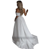 2026 Yarn Face Shoulder Dress Fashion Simple Goddess Open Small Party Dinner Bride Travel Photo Wedding Dress HZ0517