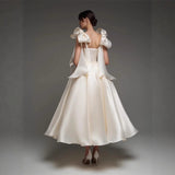 2026 New Sling Bow Design Light Yarn Banquet Party Daily Dress Engagement Trip Elegant Dress HZ0517