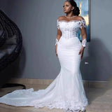 Fishtail Wedding Dress 2026 New Temperament White Waist-To-Shoulder Tail African Bride Wedding Dress To Go Out To Greet Skirt HZ0517